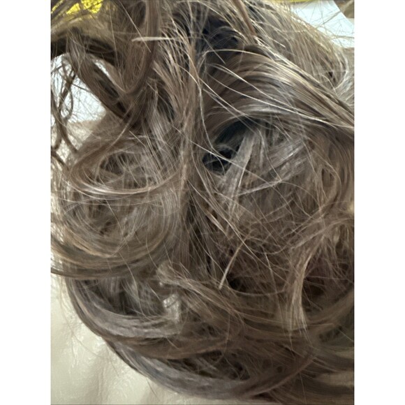 Juva Bun, Dark Brown, Messy Bun, Style Your Hair With Volume, Like Real Hair - Picture 4 of 4